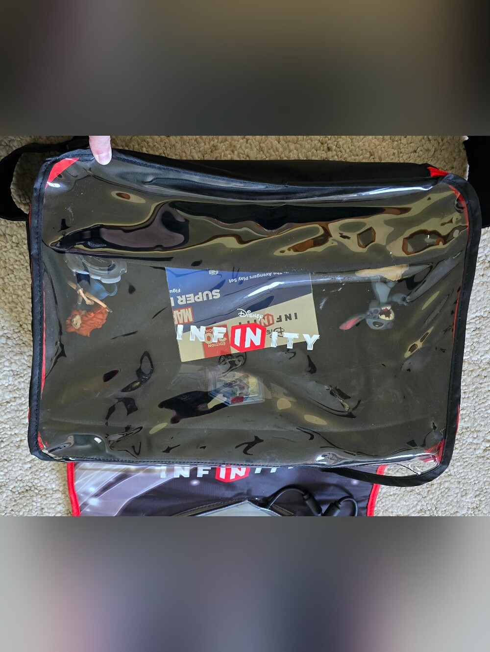 Disney Infinity Messenger Bag WITH Extras - Picture 6 of 12